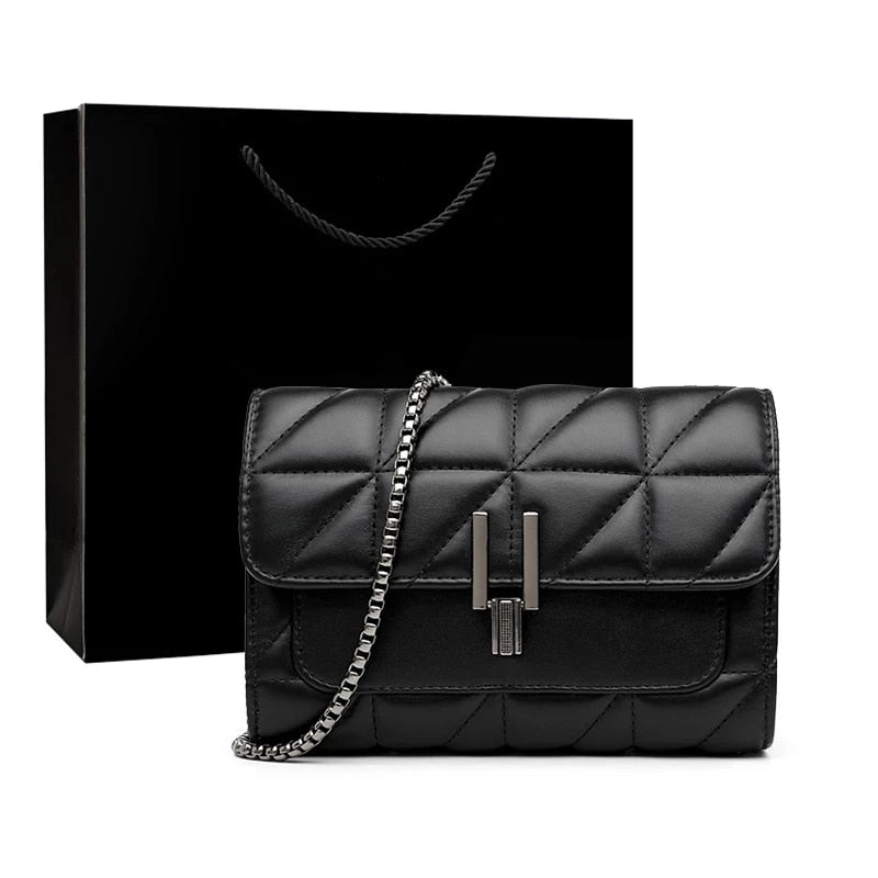 Bolsas de designer de luxo femininas de couro corrente bolsas crossbody para mulheres