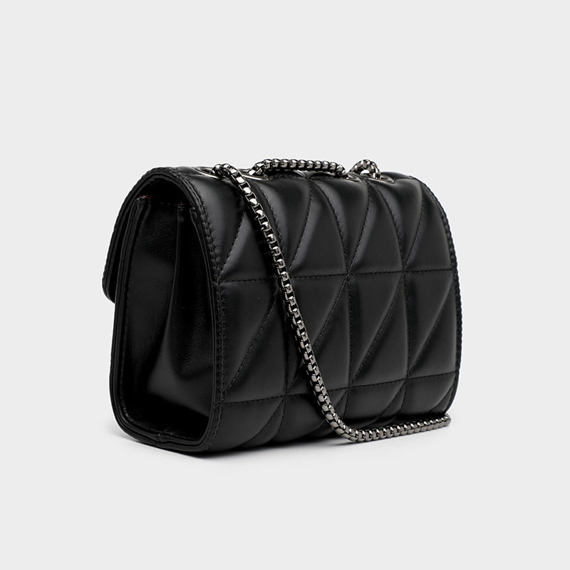 Bolsas de designer de luxo femininas de couro corrente bolsas crossbody para mulheres