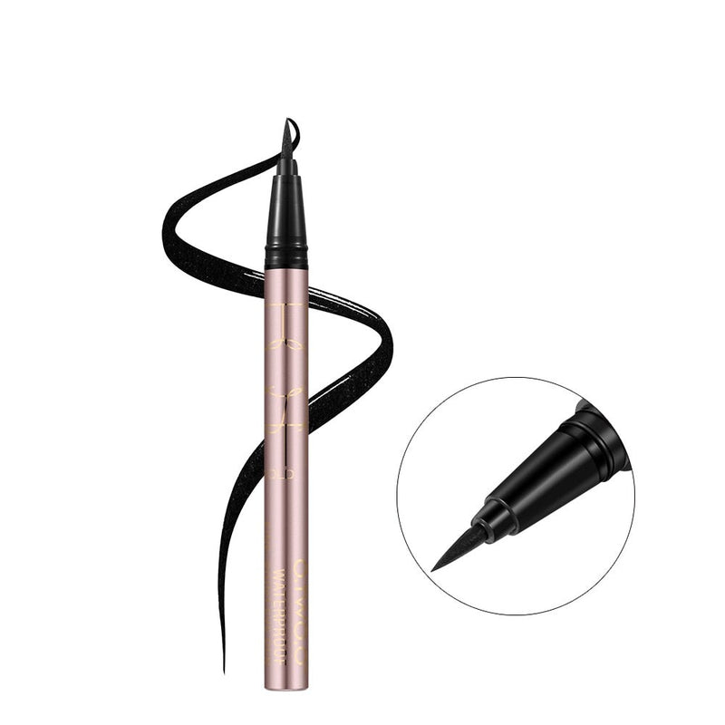 Delineador two Líquido Preto Eye Make Up Super À Prova D' Água de Longa Duração