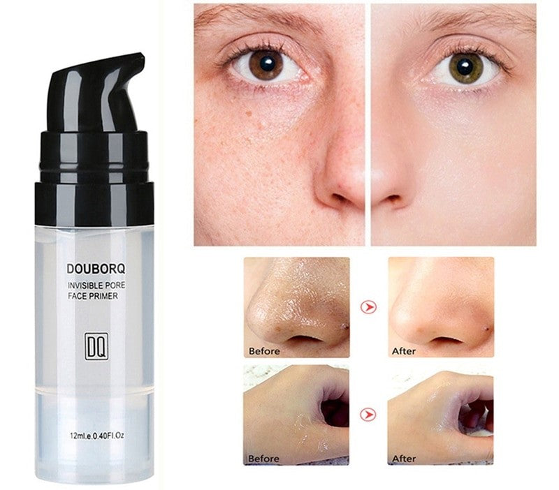 Primer Poros desaparecem Face Oil-control Make Up Base Contém Vitamina A, C, E para uma ótima saúde da pele