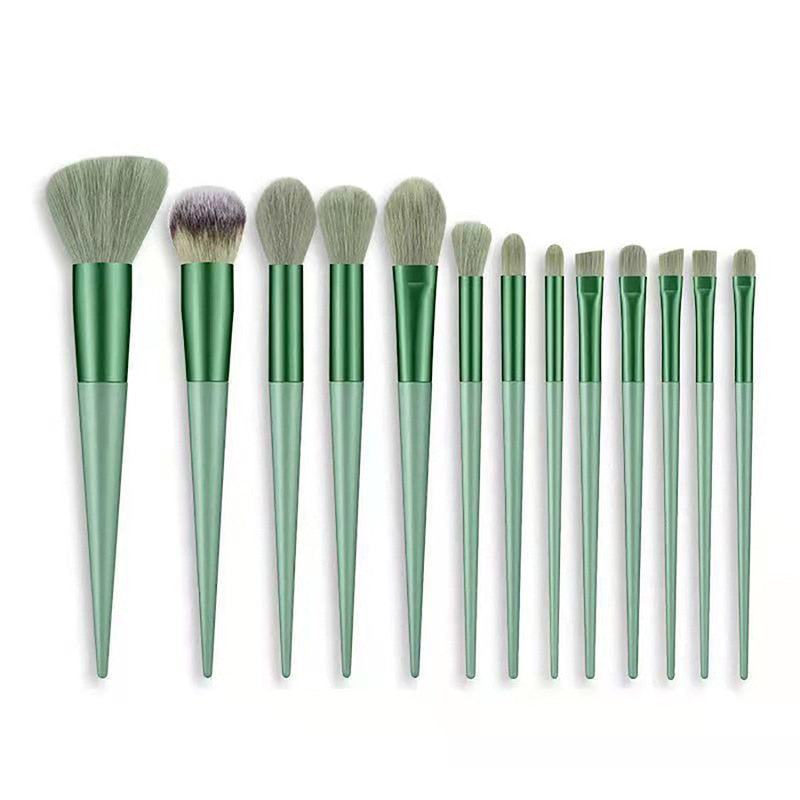 Conjunto de pincéis de maquiagem macio e macio de 13 peças para cosméticos  Makeup brush ferramenta de beleza